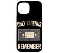 Only Legends Remember Retro VHS Tape Nostalgia Case for iPhone 15