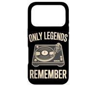 Only Legends Remember Vinyl Turntable Case for iPhone 17 Pro