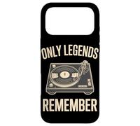 Only Legends Remember Vinyl Turntable Case for iPhone 17 Pro Max