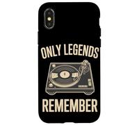 Only Legends Remember Vinyl Turntable Case for iPhone X/XS