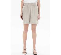 Only Tokyo Linen Blend High Waist Shorts Grey S Woman