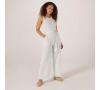 Only Linen Blend Jumpsuit with Belt PINSTRIPE MEDIUM