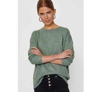 Only Long Line Jumper Smoked Green Marl