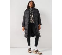 Only Long Puffer Jacket, Black, Size Xl, Women Black