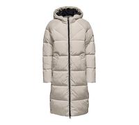 Only Longline Quilted Coat Stone