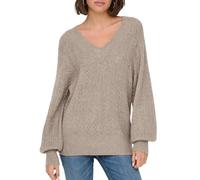 ONLY Lucilla Glitter V-neck Knitted Sweater Women