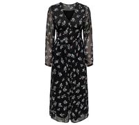 Only 'Malina' Floral Midi Dress Black Floral