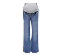 ONLY Maternity Women's Only Female Jeans Mit Weitem Bein Olmsnow Hohe Taille Weiter Beinschnitt Jeans Only Female Jeans with Wide Leg, Olmsnow high Waist, Wide Leg Cut Jeans