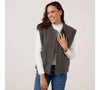 Only Mila Boucle Waistcoat BROWN EXTRA SMALL