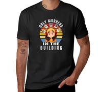 only murders in The Building T-Shirt Customized t Shirts Man Clothes Short Sleeve tee Men Black S