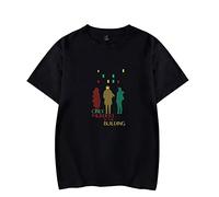 Only Murders in The Building T-Shirt Unisex Crewneck Short Sleeve Tee Casual Streetwear Clothes (Black,M)