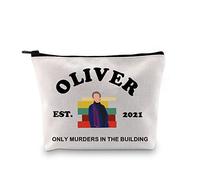 Only Murders Inspired Zipper Pouch Upper West Side Gift Oliver Est. 2021 True Crime Podcast Gift Makeup Bag for OMITB Show Fans (Oliver Bag EU)