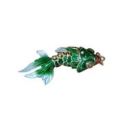 Only My Live Home Cute Cloisonne DIY Goldfish Charms Chinese Traditional Handicrafts Jewelry Making Supplies Enamel Fish Pendant Accessories, fish long 1.57 inch, Cloisonne, No Gemstone