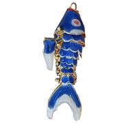 Only My Live Home Large Enamel Lucky 2.36 inch Koi Fish Charms Cloisonne Animal Goldfish Pendants DIY Jewelry Making Findings Chinese Traditional Handcrafts, Fish Long 2.36 inch Wide 0.79 inch about