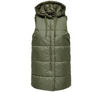 Only Newasta puffer waistcoat Sleeveless Jacket olive S