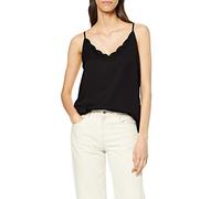 ONLY NOS Women's Onldebbie Singlet Noos Wvn Vest, Black (Black Black), 10 (Manufacturer size: 36.0)