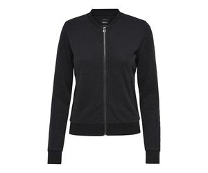 ONLY NOS Women's Onljoyce Ls Bomber Noos Sweat Jacket, Black (Black), 42 (Manufacturer size: X-Large)