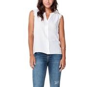 Only Womenss Kimmi Lace Trim Top in White Viscose - Size 6 UK