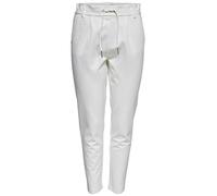 ONLY NOS Women's Onlpoptrash Easy Colour Pant Pnt Noos Trouser Not Applicable, White (Cloud Dancer Cloud Dancer), 36 /L30 (Manufacturer size: Small)