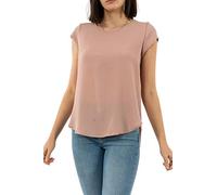 ONLY NOS Women's Onlvic S/s Solid Top Noos Wvn Plain Loose Fit Short Sleeve Top, Pink (Pale Mauve Pale Mauve), 10 (Manufacturer Size: 38)