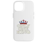 Only One King Bold Crown American Graphic Gift Tee for Men Case for iPhone 14
