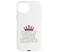 Only One King Bold Crown American Graphic Gift Tee for Men Case for iPhone 15 Plus