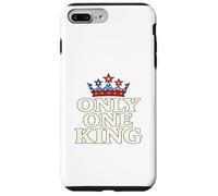 Only One King Bold Crown American Graphic Gift Tee for Men Case for iPhone 7 Plus/8 Plus