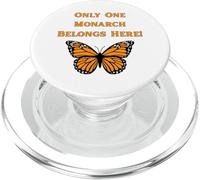 Only One Monarch Belongs Here/No Kings Day PopSockets PopGrip for MagSafe