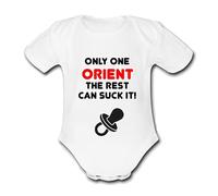 ONLY ONE ORIENT PERSONALISED Unique Baby Vest Baby Grow Babygrow Boys Girls UNISEX FOOTBALL LEYTON