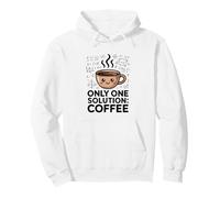 Only One Solution Coffee Funny Math Nerd Pullover Hoodie