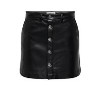 ONLY Onlamazing-Liora HW Faux Leather Skirt PNT, Black, M