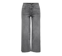 ONLY Onlann-Madison Hw Crop Wd DNM Soo619Noos, Medium Grey Denim, L / 30L