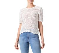 ONLY Women's Onlbeach 2/4 Pullover Nca KNT Knitted Jumper, White, M