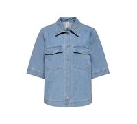 ONLY Women's Onlbelle S/S Shirt DNM Gua Noos, Light Blue (Light Blue Denim), XL