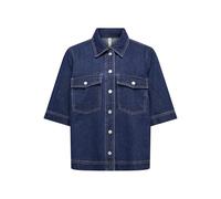 ONLY Onlbelle S/S Shirt DNM Gua Noos, Dark Denim Blue, XXS