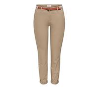 ONLY Onlbiana Mw Cotton Belt Chino PNT Noos, Sepia Tint, 38W x 32L