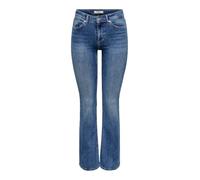 ONLY Onlblush Mw FLA Rhinestone DNM Tai885Noos, Medium Blue (Medium Blue Denim), M / 30L