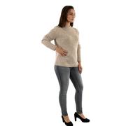 ONLY Women's Onlcamilla O-Neck L/S Pullover Noos KNT Sweater, Pumice Stone, L