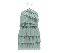 ONLY Onlcarley S/L Short Tulle Dress JRS, Blue Surf, M