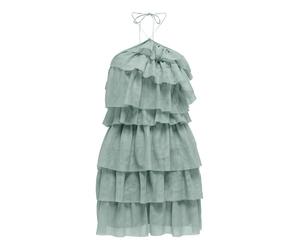 ONLY Onlcarley S/L Short Tulle Dress JRS, Blue Surf, M