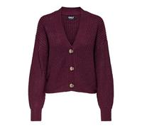 ONLY ONLCAROL Female Cardigan, Cabernet, XS