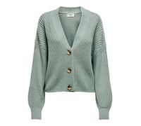 ONLY Women's ONLCAROLSPRING L/S Cardigan KNT Sweater, Chinois Green, L