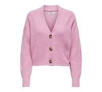 ONLY ONLCarol Nice Women's Cardigan Short Cardigan with Button Placket, Prism Pink, M