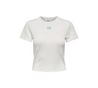 ONLY Onldaniella S/S Rib Top CS JRS, Cloud Dancer, XL