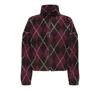 ONLY Onleline Life L/S Zip Teddy SWT, Black coffee, M