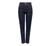 ONLY Onlemily Hw Straight ANK Mae334 Noos, Dark Denim Blue, 27W x 30L