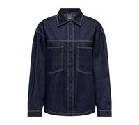 ONLY Onlemmie L/S Shirt Rinse DNM Azg Noos, Dark Denim Blue, Large