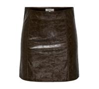 ONLY Onleverle Hw Faux Leather Skirt PNT, Dark Earth, L