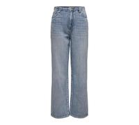 ONLY Onlfatima REG Loose Wide DNM GUA, Medium Blue (Medium Blue Denim), 27W x 32L