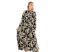 ONLY Women's Onlhelena Life L/S Maxi Dress Ptm, Black/AOP:City Graphic, S
